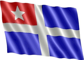 kreta republik flagge n